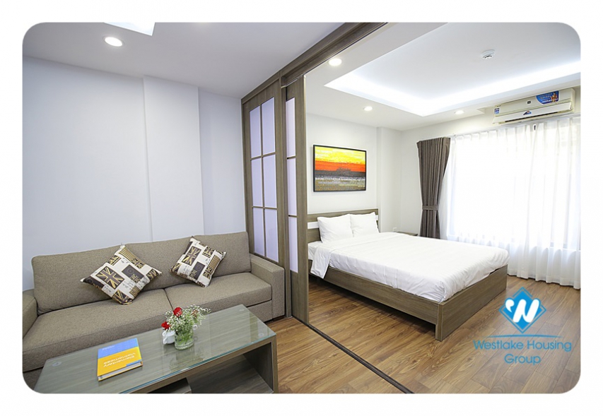 Nice one bedroom apartment for rent in a brand-new building in Ba Dinh